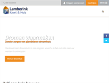 Tablet Screenshot of lamberinkkavelenhuis.nl